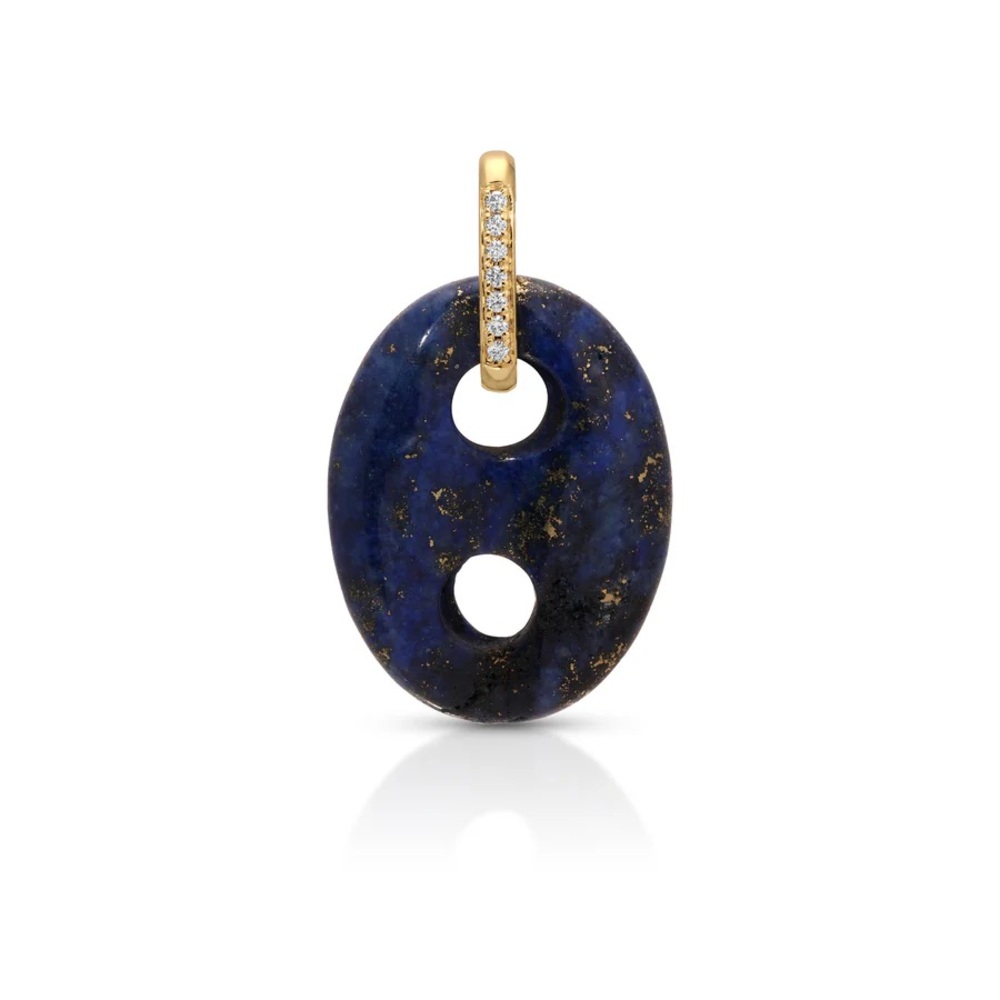 Jenna Blake Lapis MARINER LINK CHARMS